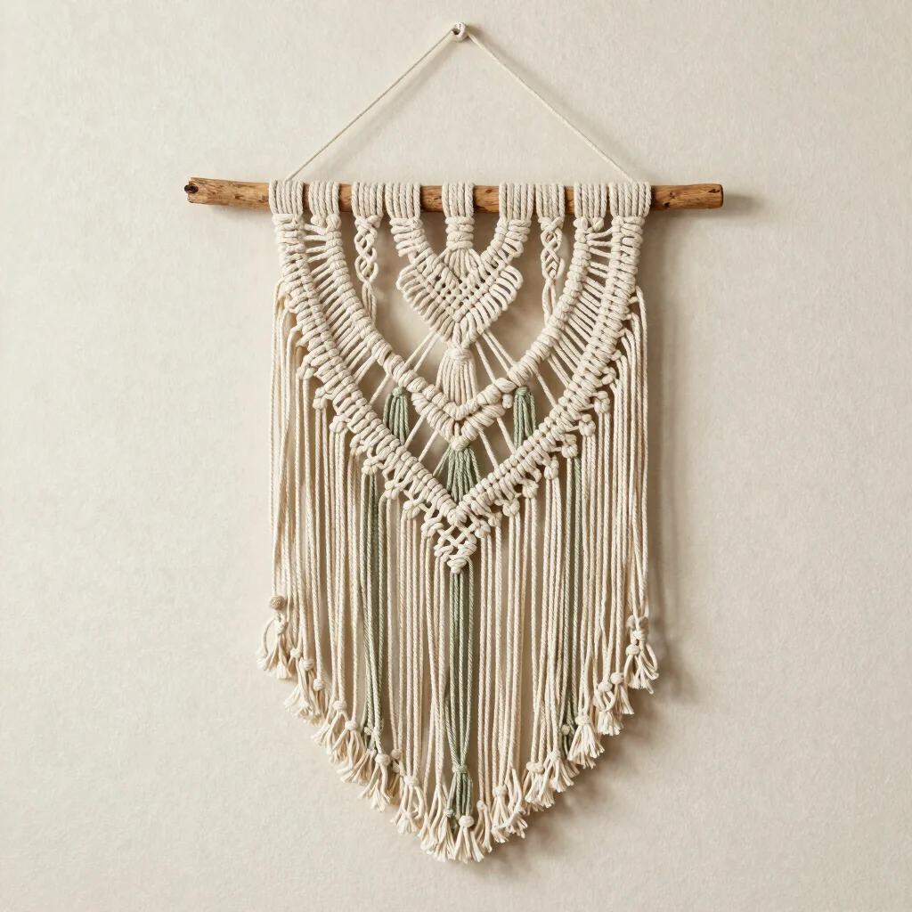 Boho Fringe Macrame Wall Hanging